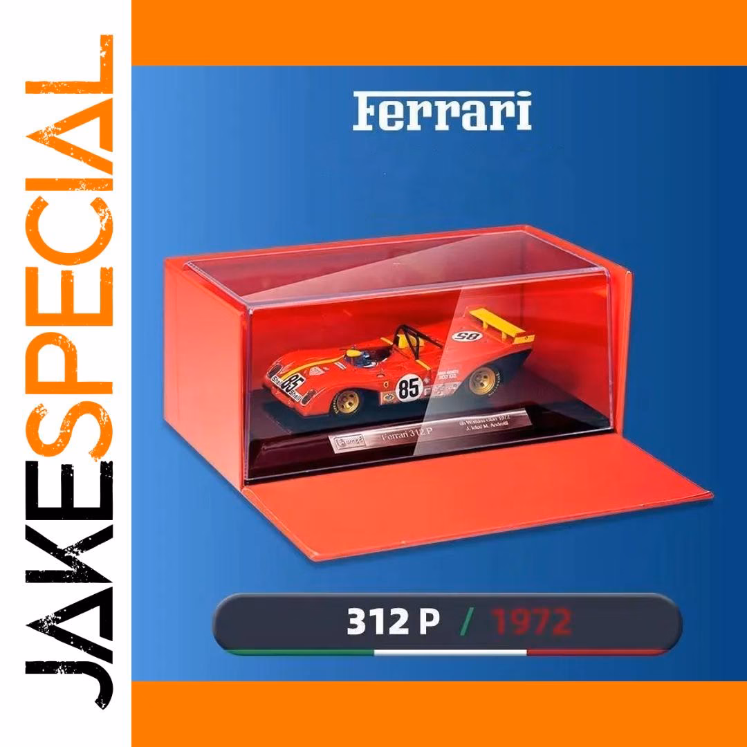 1:43 Scale Ferrari Diecast Race Model Red - Image 6