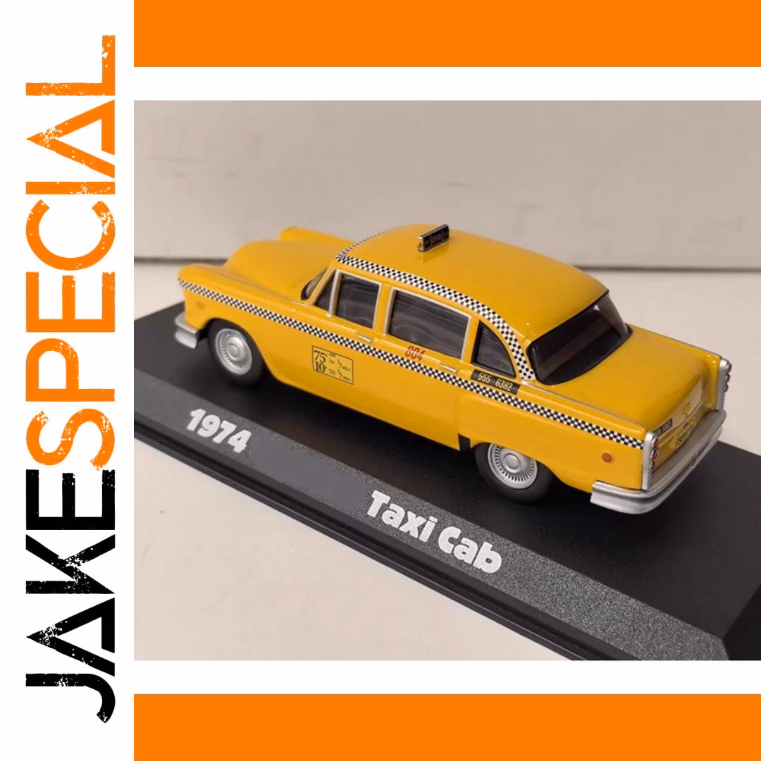 1974 Taxi Cab Diecast Model 1:43 Scale - Image 5