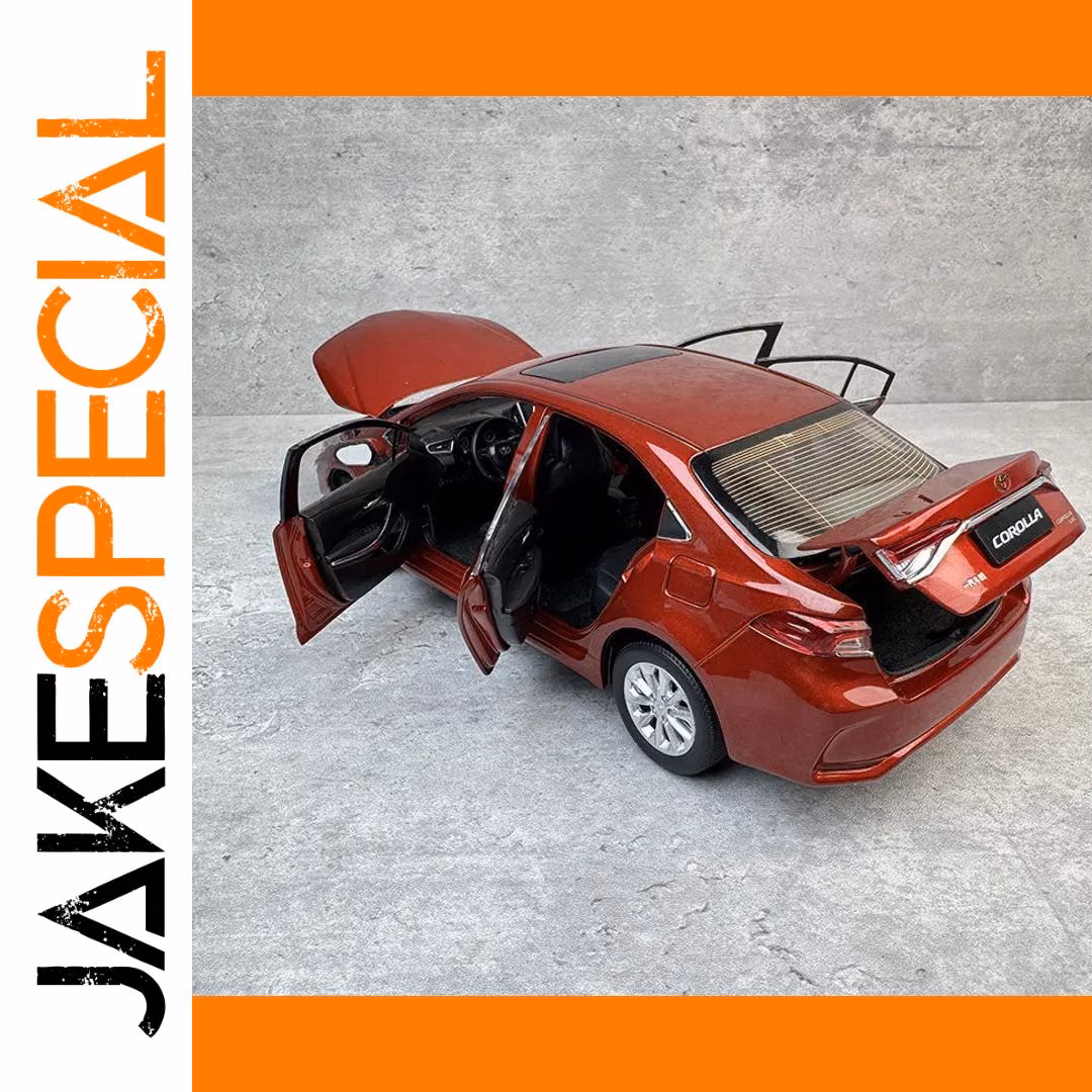1:18 Scale 2019 Corolla Coupe Diecast Model - Image 6
