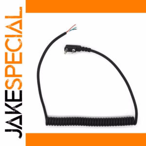 X3UF Universal Speaker Mic Cable 70cm Dual Jack