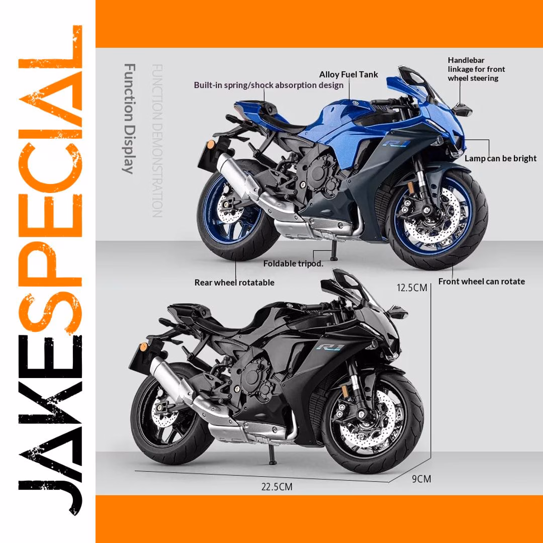 Yamaha R1 1:9 Scale Die-Cast Model - Image 2