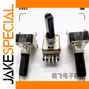 2 PCS B20K Potentiometers with 17mm Shaft