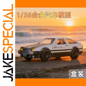 1:36 AE86 Tofu Alloy Car Model with Details
