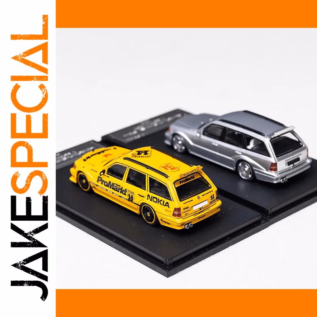 Mercedes S124 Diecast Model Set 1:64 Scale - Image 3