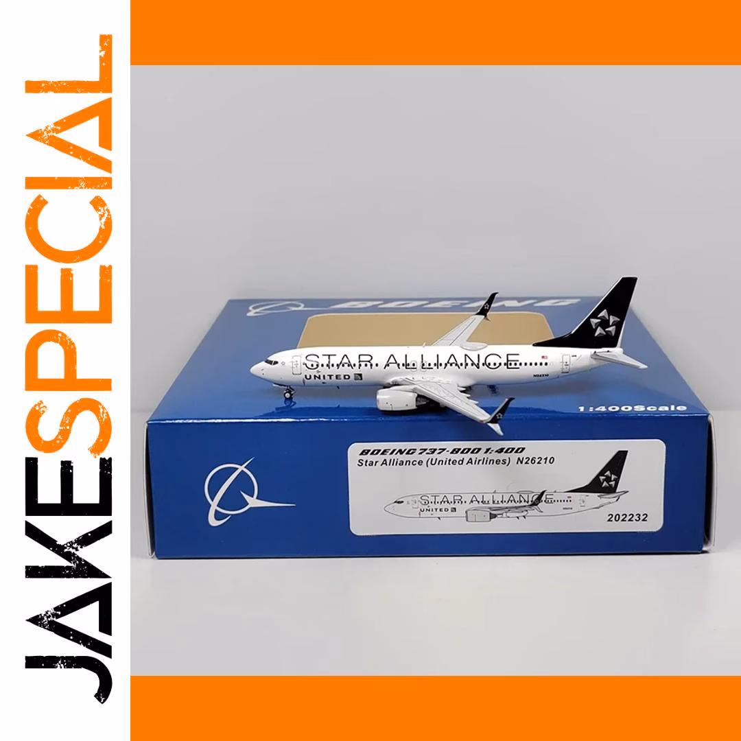 Diecast Boeing 737-800 Star Alliance Model