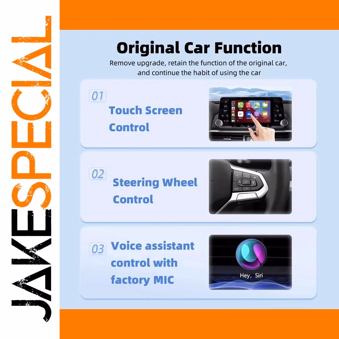 Wired to Wireless CarPlay Android Auto Adapter - Image 5