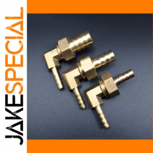 Brass Hose Barb Elbow for Low-Pressure Systems