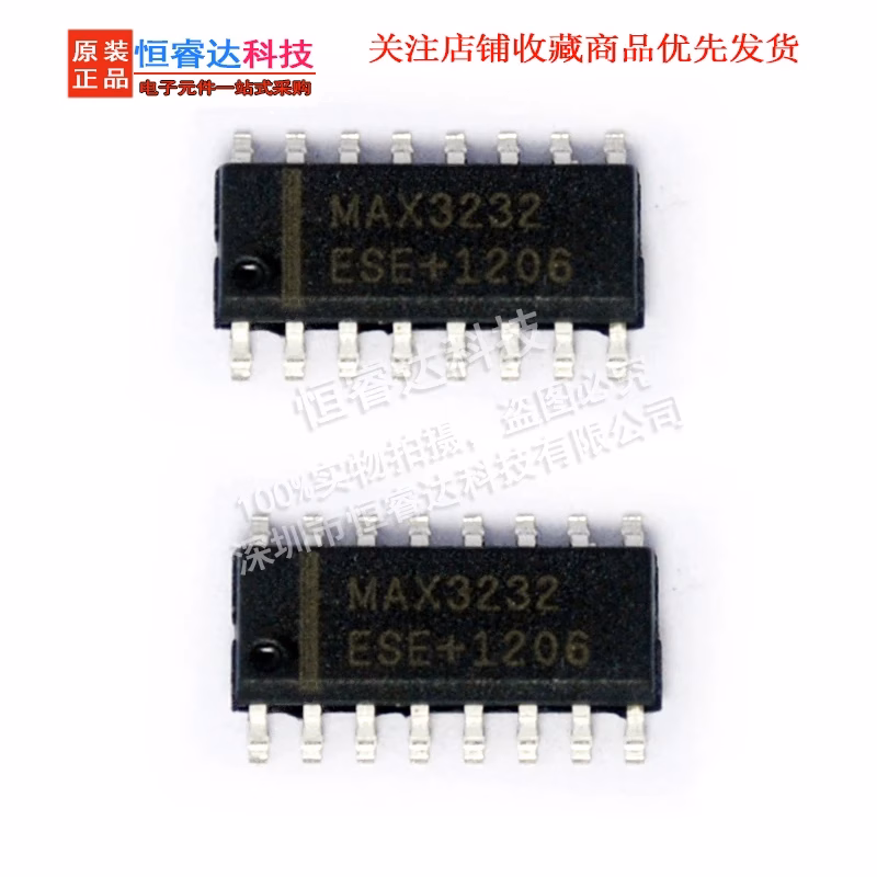 Pack of 10 MAX3232CSE/MAX3232ESE Logic ICs - Image 2