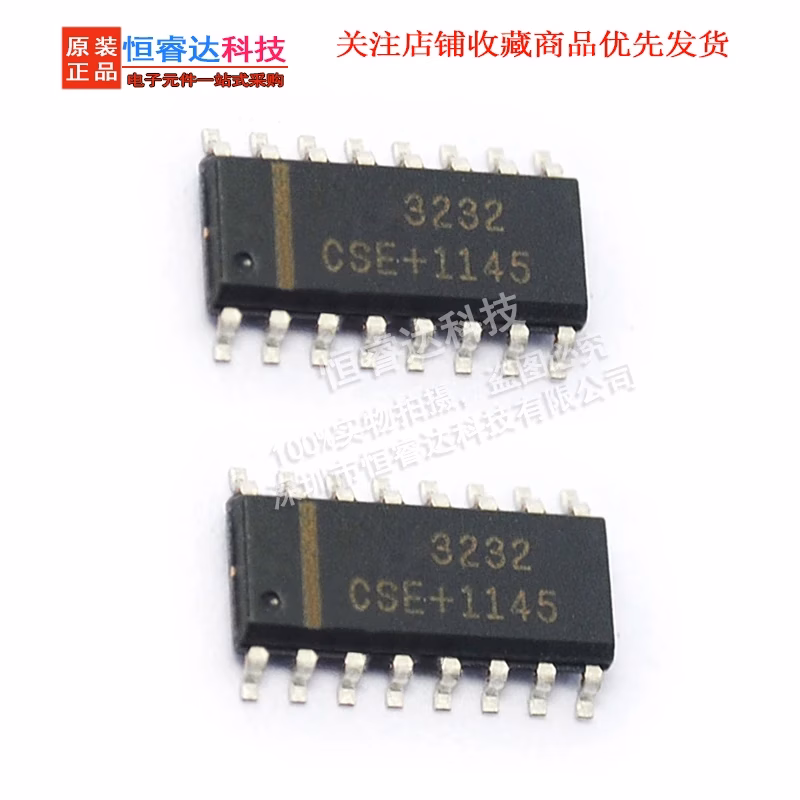 10PCS MAX3232 SOP-16 Logic ICs for TTL to RS-232 - Image 2