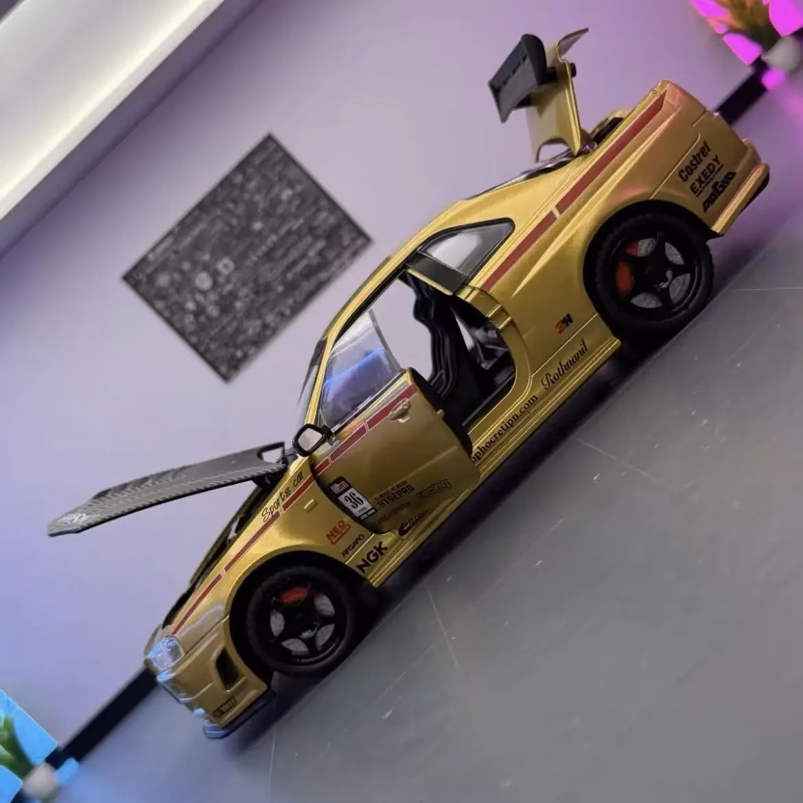 2026 1:24 Nissan GTR Alloy Racing Model