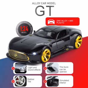 1:24 GT Sport Car Miniature Model with Lights