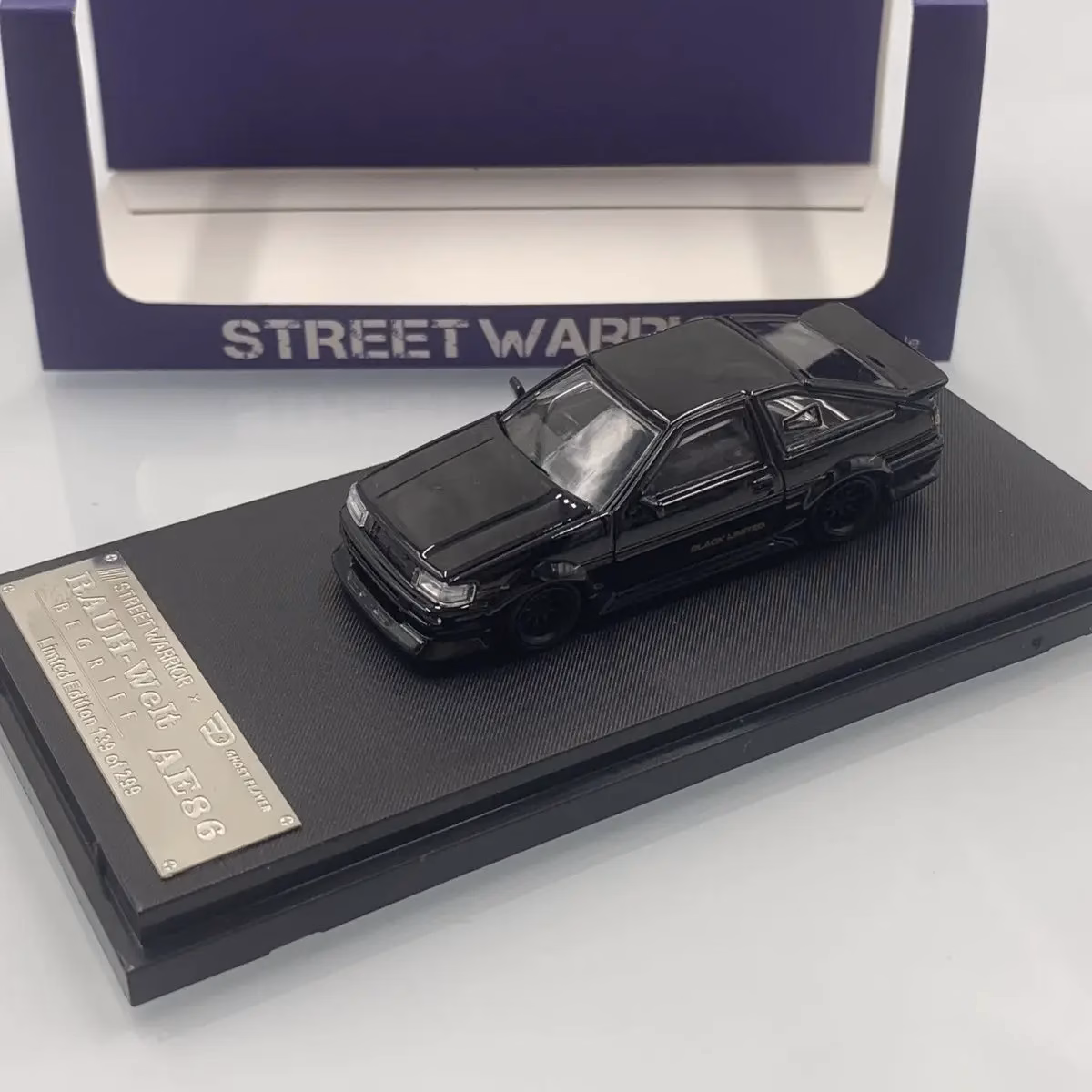 Levin TRD AE86 RWB Widebody Diecast Model 1:64