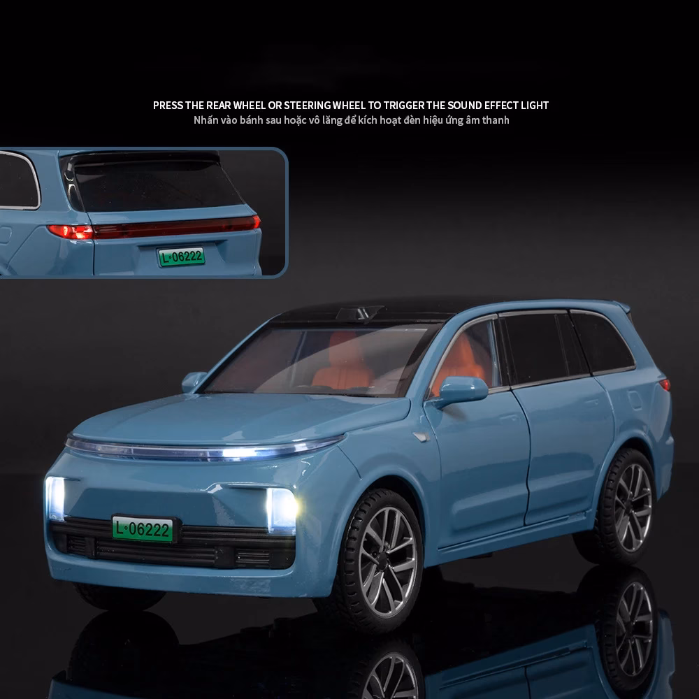 1:24 Scale Diecast Leading Ideal L9 SUV Model - Image 2