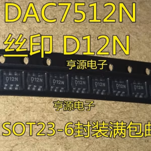 12-Bit DAC7512N Converter - 1-10PCS SOT-23-6