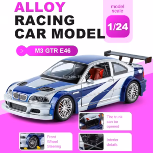 M3 GTR E46 1:24 Scale Diecast Model Car