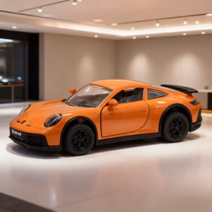 1:32 Scale Orange Porsche 911 Dakar Model