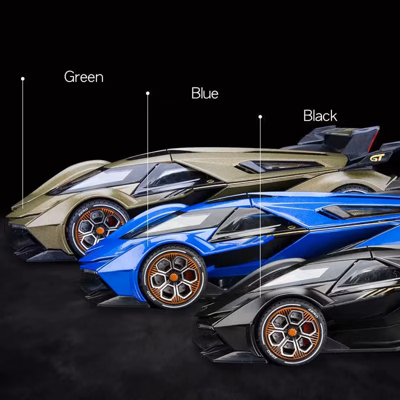 1:22 Scale Diecast Model Car with Sound & Light - Image 6