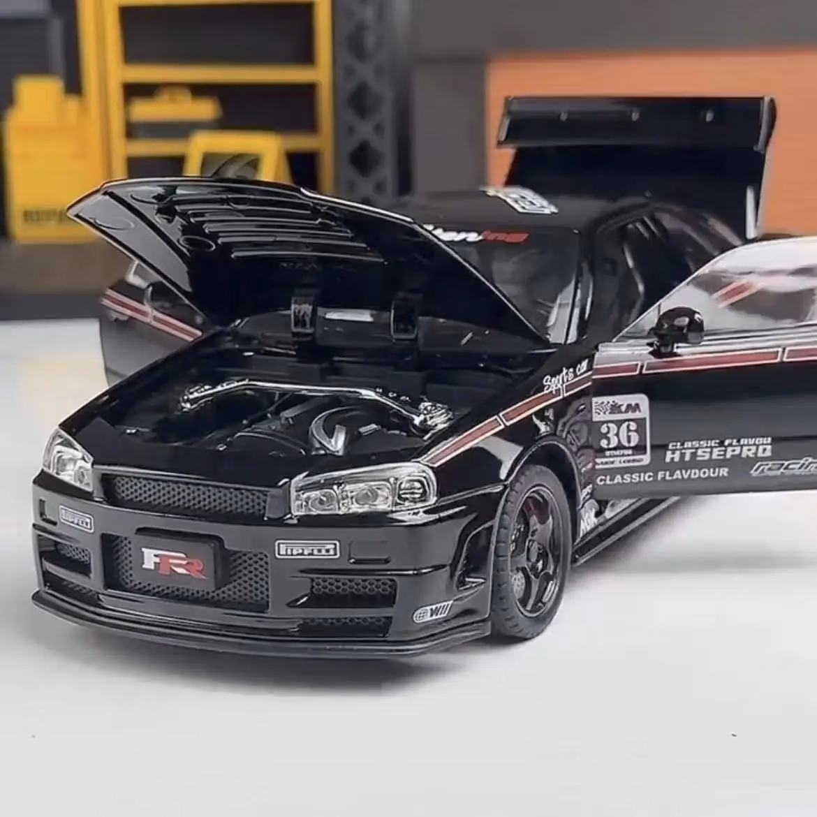 2026 1:24 Nissan GTR Alloy Racing Model - Image 2