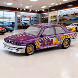 1:24 Scale Purple Diecast Racing Car Model