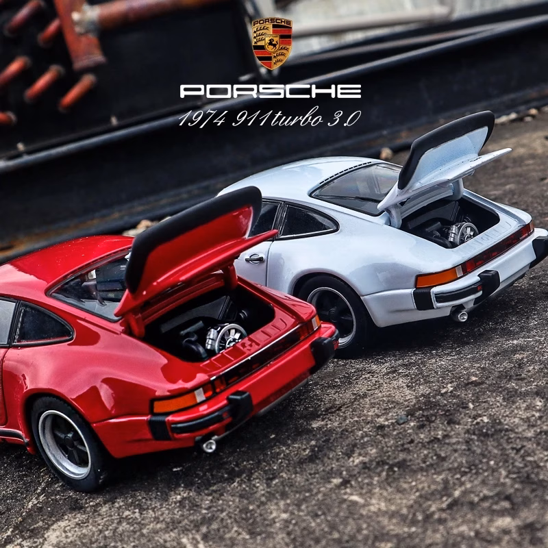 WELLY 1:24 Scale 1974 Porsche 911 Turbo Model - Image 2