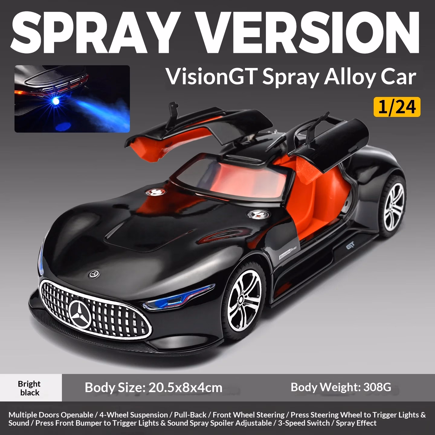 1/24 Scale Vision GT Die-Cast Model Car - Image 7