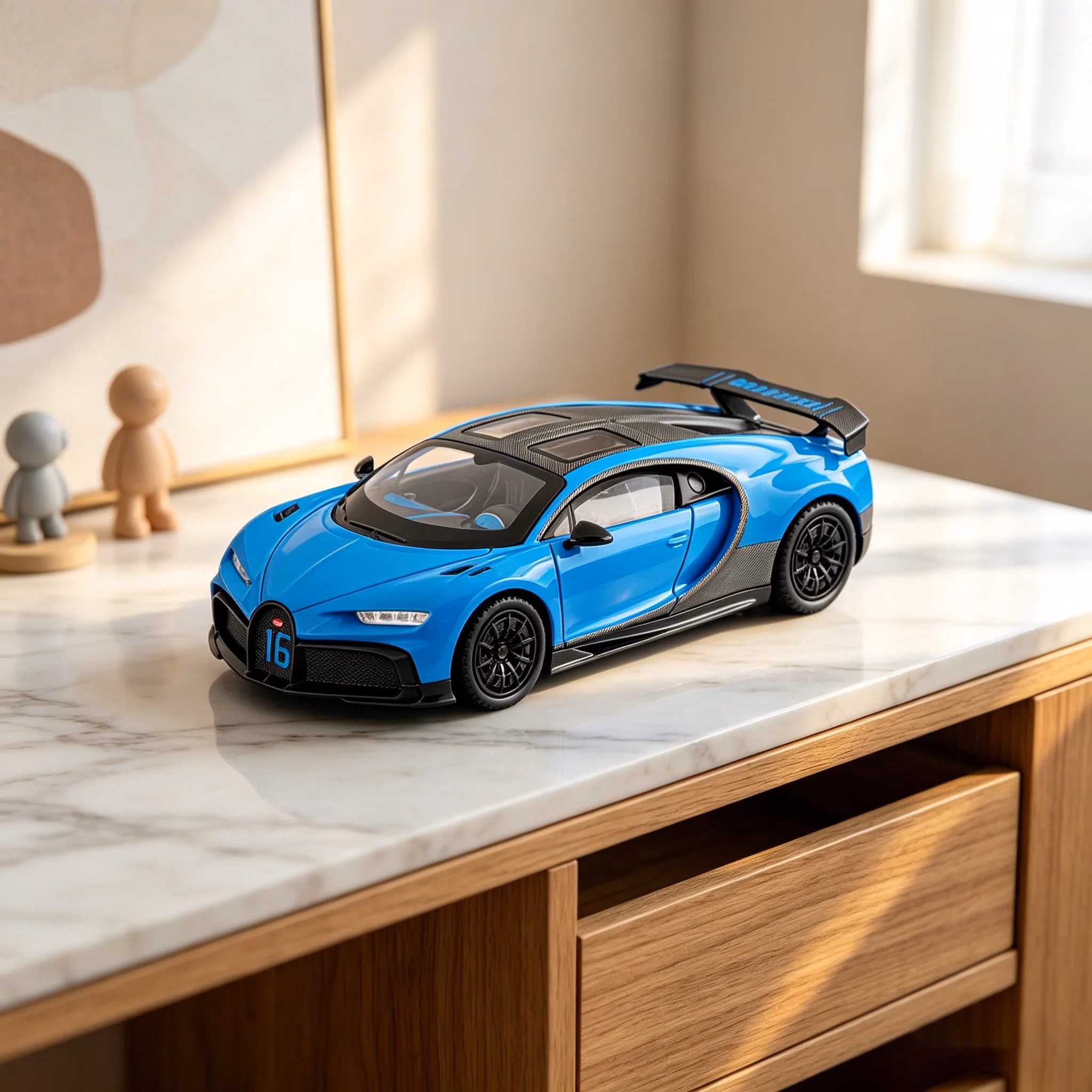 Chiron 1/24 Scale Die-Cast Model in Blue