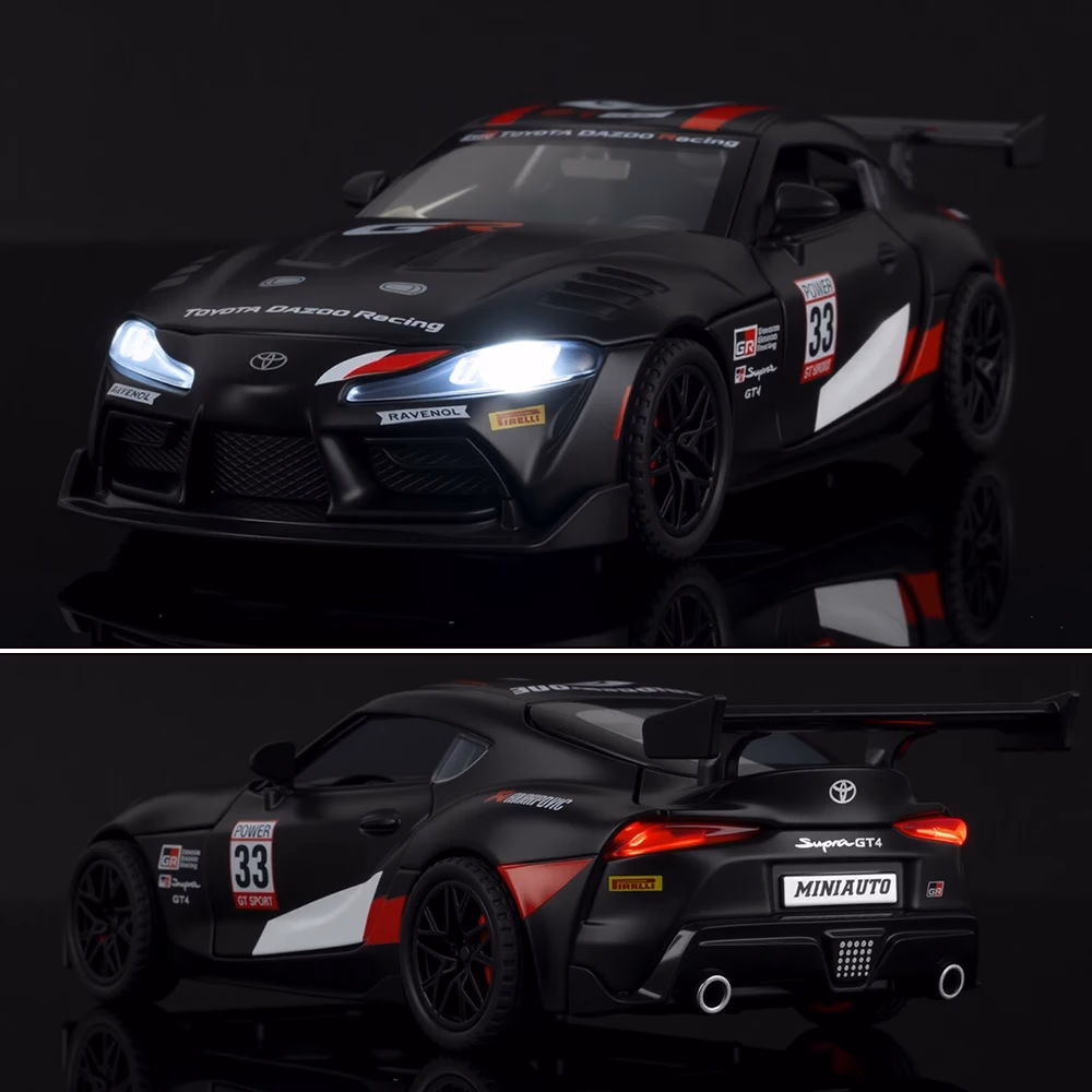Supra GT4 Die-Cast Model 1/32 Scale Red - Image 3