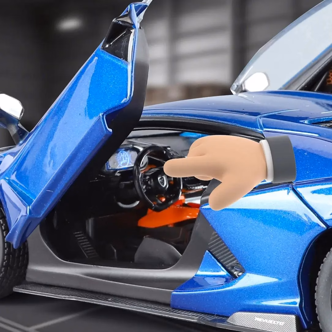 1:24 Scale Lamborghini Aventador Model Car - Image 3