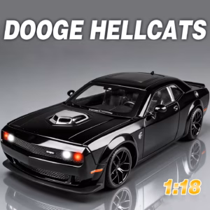 1/18 Die-Cast Hellcat Car Model - Black Finish