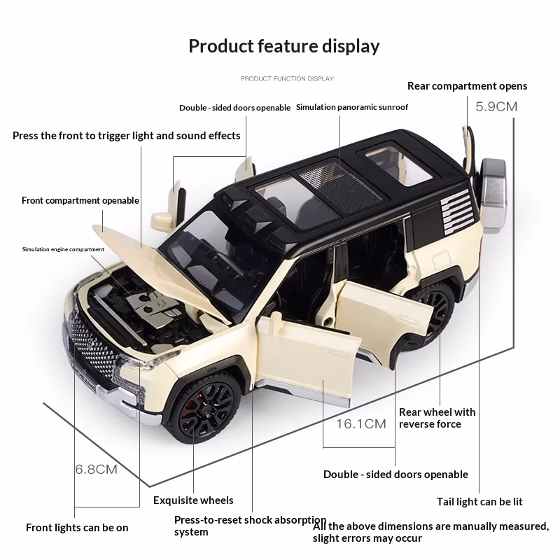 YANGWANG U8 1/32 Scale Diecast Model - Image 2
