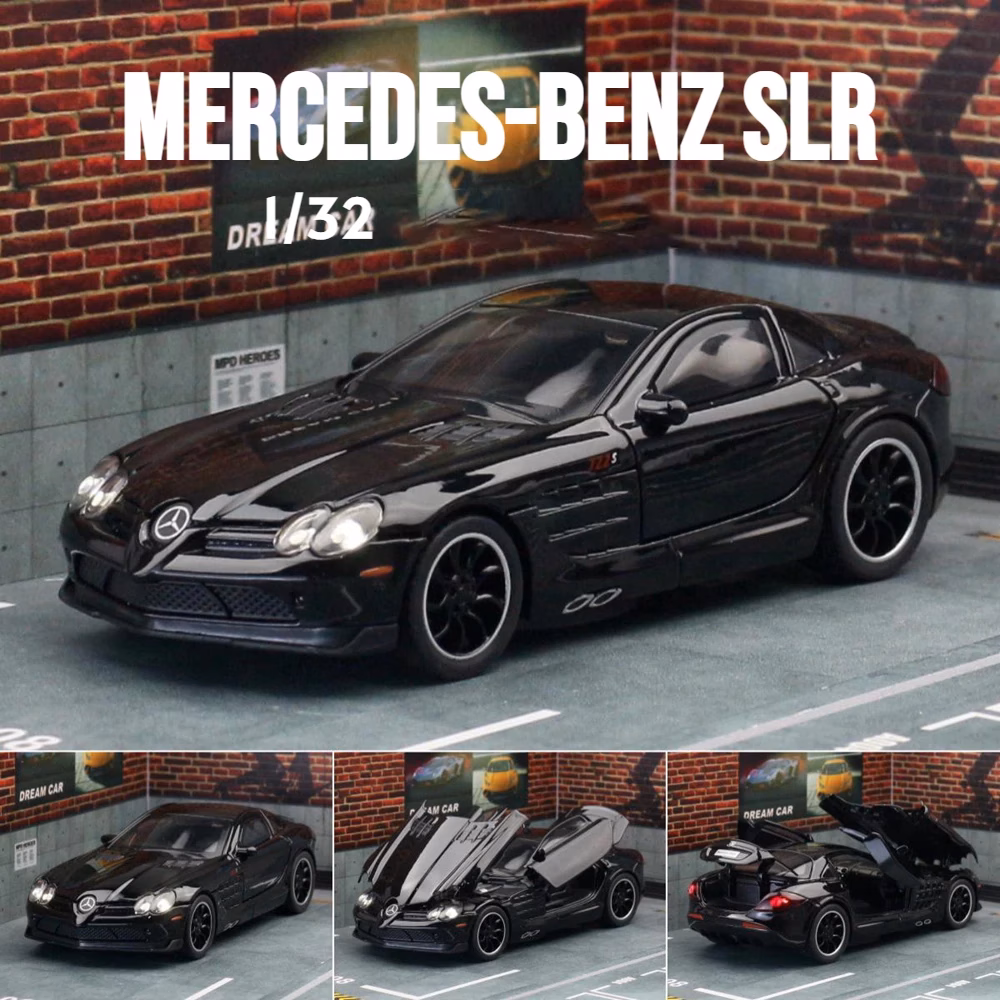 Mercedes-Benz SLR 722S 1:32 Scale Model Car - Image 8