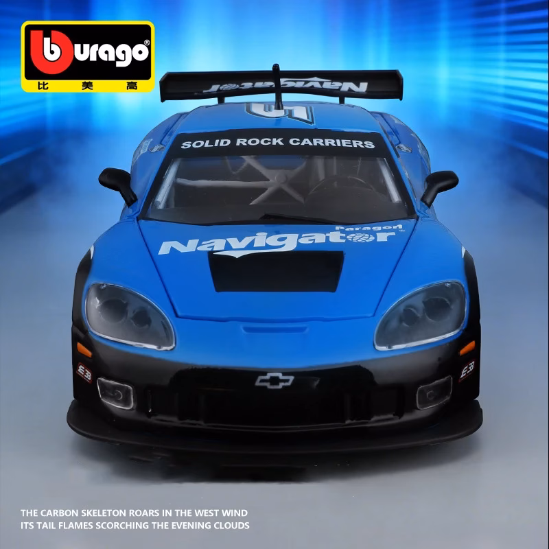 Bburago 1:24 Chevrolet Corvette C6R Model Car - Image 3