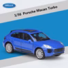 WELLY 1:36 Macan Turbo Diecast Model Blue
