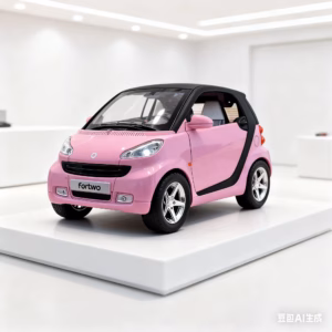 1:32 Scale Smart Fortwo Model in Pink