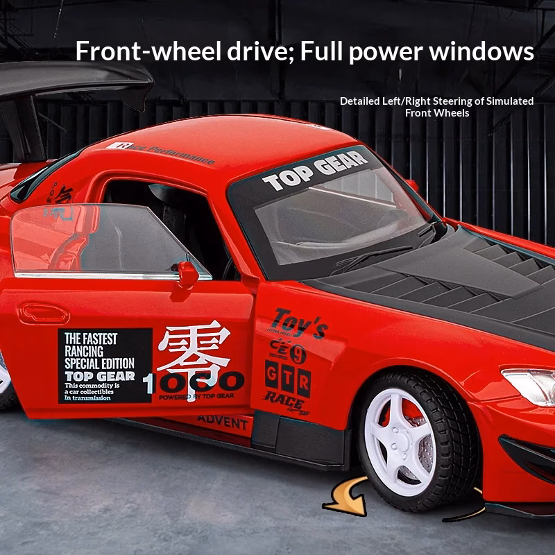 Honda S2000 1/22 Scale Diecast Model Car - Image 5