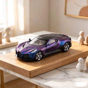 1/24 Scale Die-Cast Model Car Purple to Blue