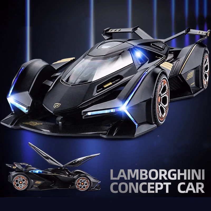 1:22 Scale Diecast Model Car with Sound & Light - Image 8
