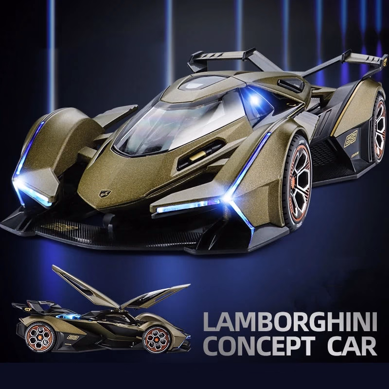 1:22 Scale Diecast Model Car with Sound & Light - Image 7