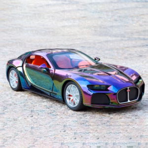 1:24 Scale Diecast Model Car in Gold Purple