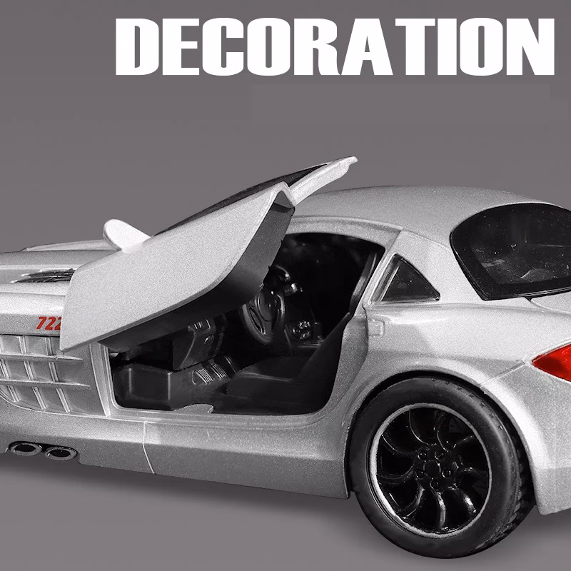 Mercedes-Benz SLR 722S 1:32 Scale Model Car - Image 4
