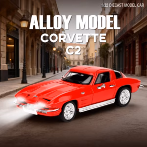 Chevrolet Corvette C2 1:32 Scale Model Red
