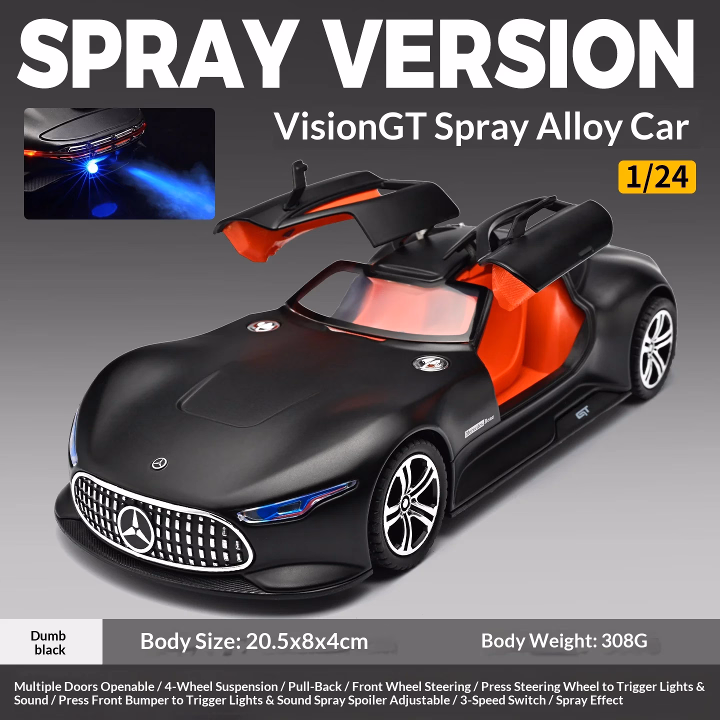 1/24 Scale Vision GT Die-Cast Model Car - Image 8