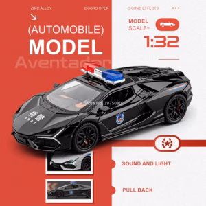 1:32 Scale Aventador Hellcat Police Car Model
