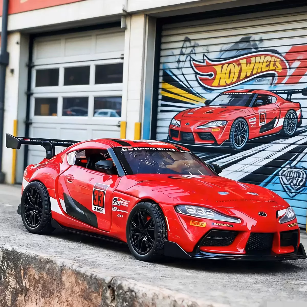Supra GT4 Die-Cast Model 1/32 Scale Red