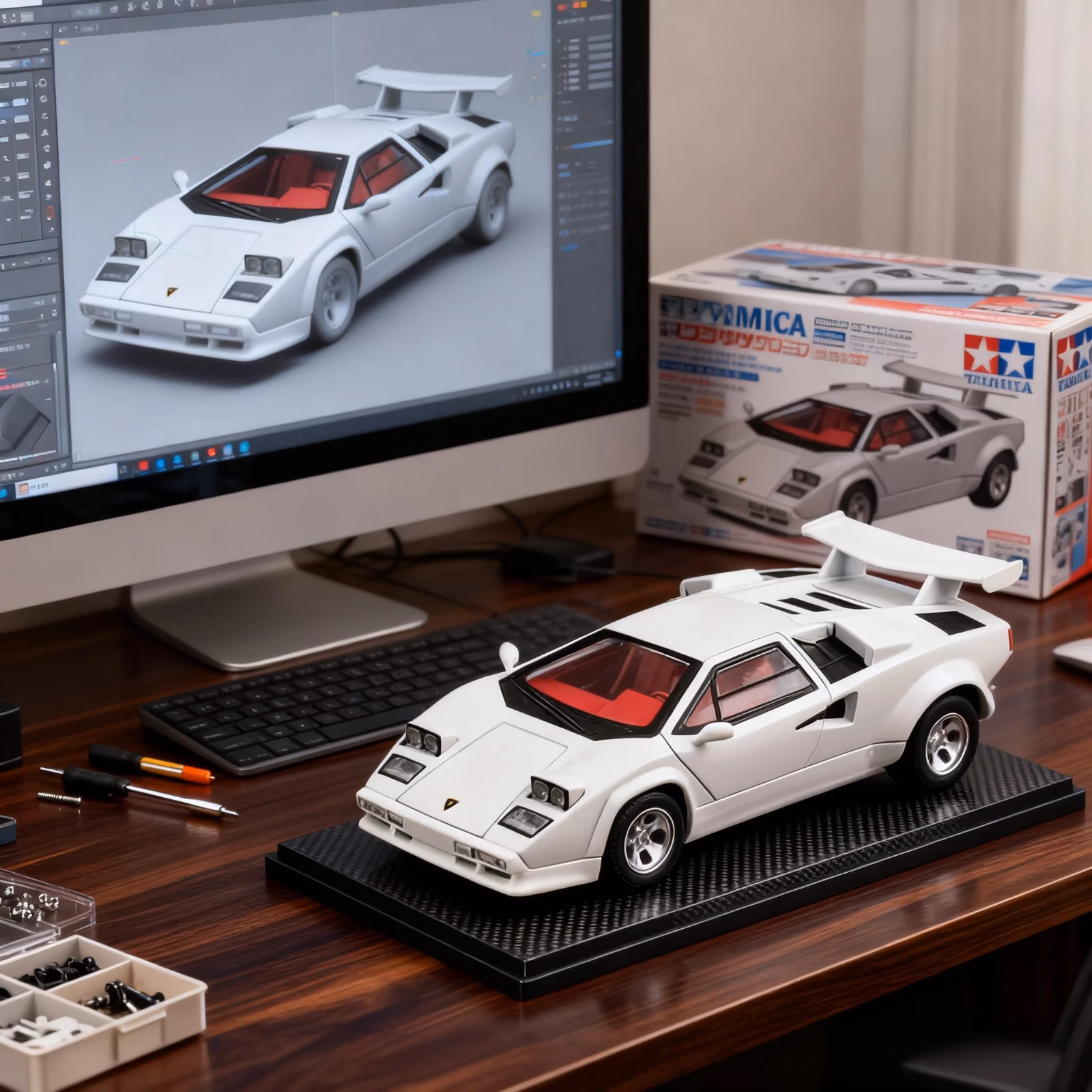 Countach LP5000s 1:32 Diecast Model Car