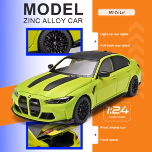 1:24 M3 CS LCI Diecast Car Model
