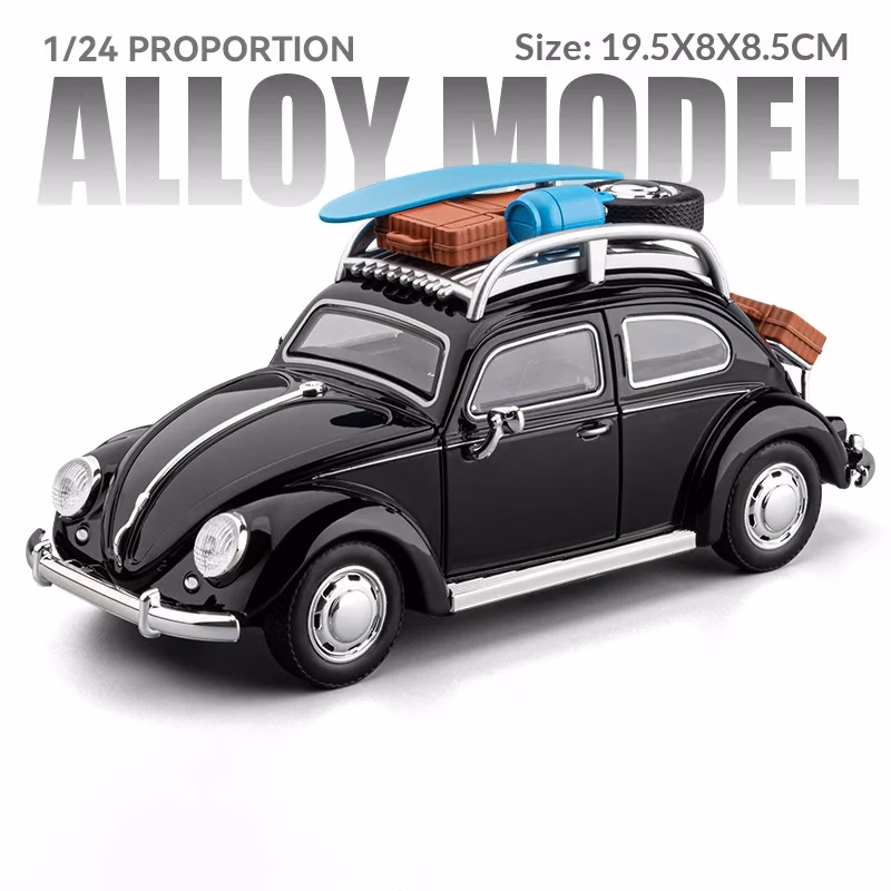 1/24 Scale Metal Die-Cast Retro Beetle Car Model - Image 7