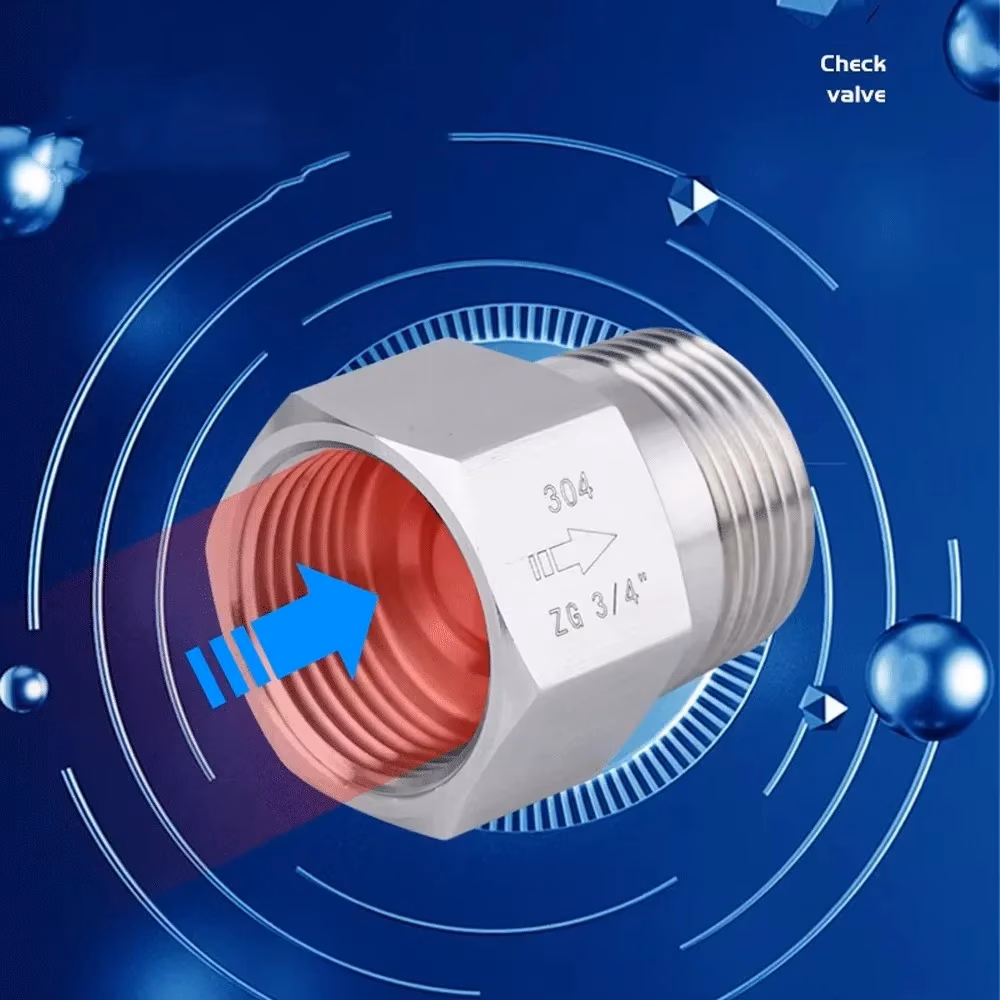 304 Stainless Steel Check Valve - Multiple Sizes - Image 5