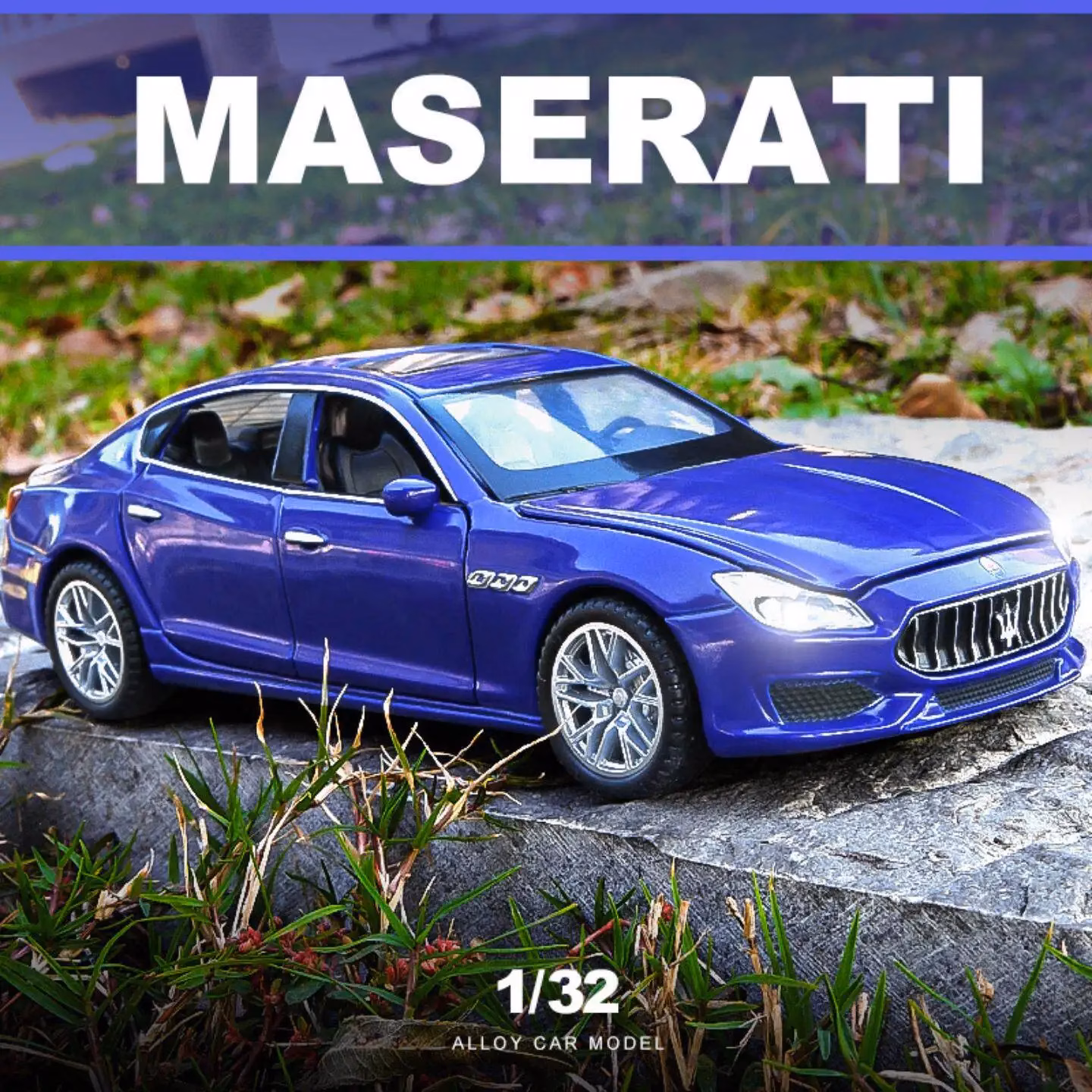 1:32 Quattroporte Alloy Miniature Car Model - Image 2
