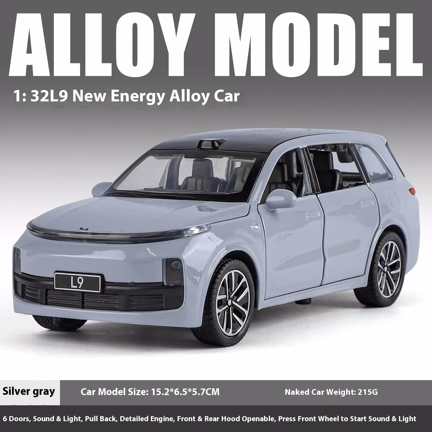 Li Auto L9 1:32 Scale Die-Cast Model - Image 7